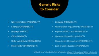 Generic Risk Factors